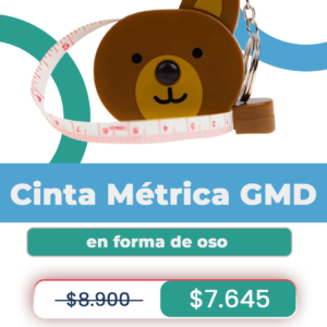 Cinta métrica GMD en forma de oso